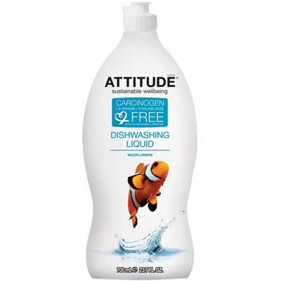 ATTITUDE Liquide vaisselle, fleurs sauvages, 700 ml