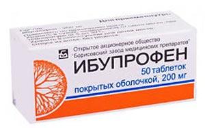 Ibuprofène de l'usine de Borisov, Russie