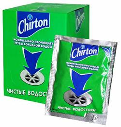 Poudre de nettoyage de tuyaux Chirton