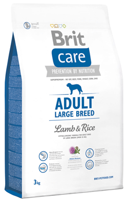 Brit kering untuk anjing dewasa dari baka besar