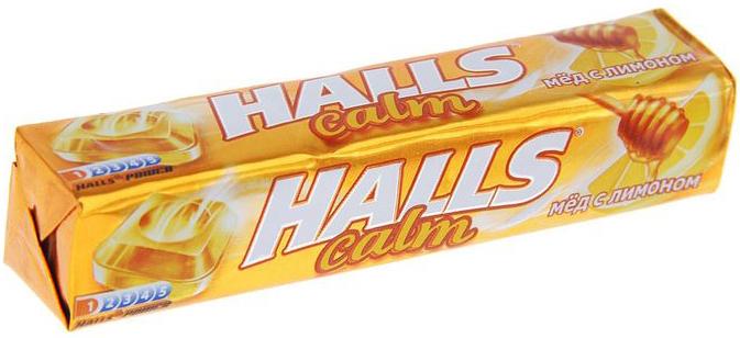 Halls miel citron