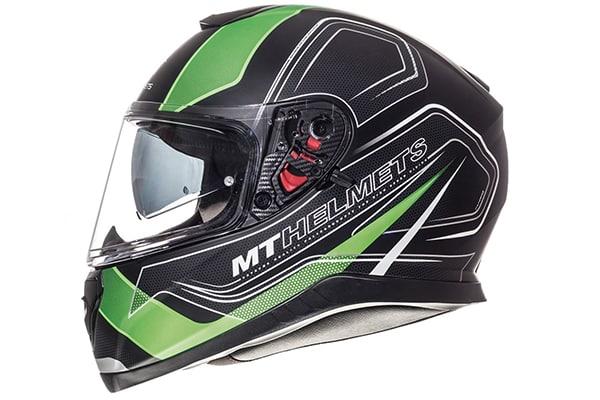MT Thunder 3 SV Trace Noir Mat Vert Fluo