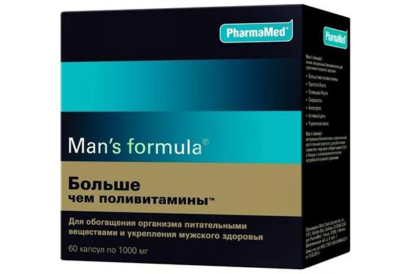 Formule pour homme Plus qu'une multivitamine