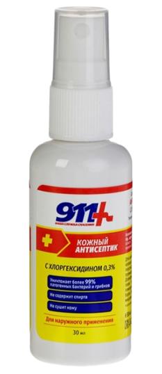 911 avec chlorhexidine 0,3%