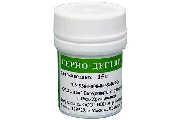 Pommade au goudron de soufre