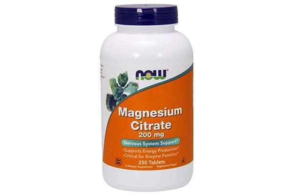 Now Foods Citrate de magnésium